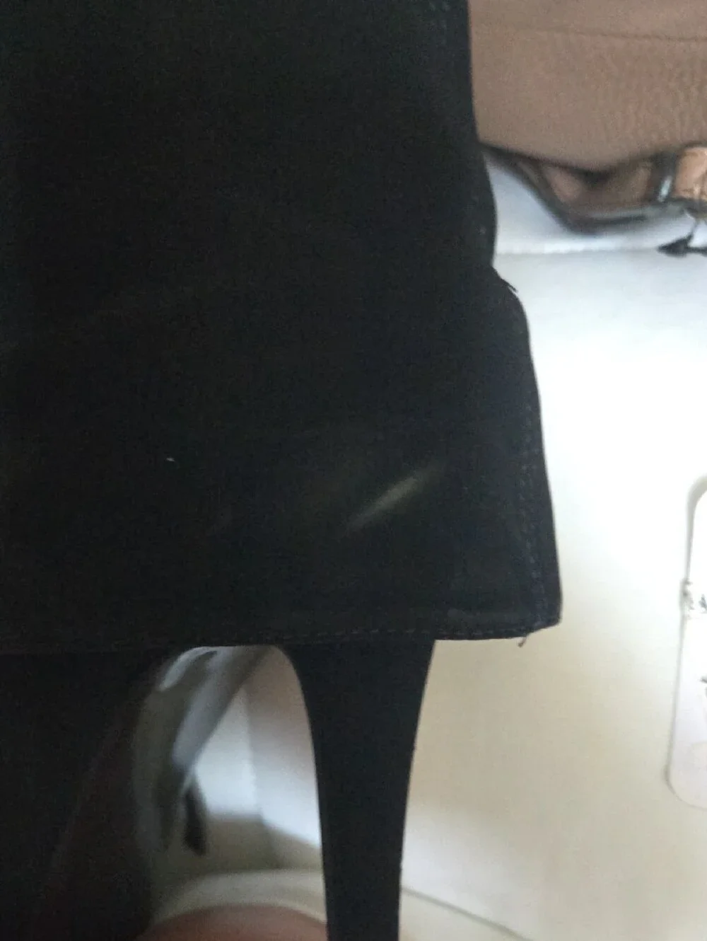 Nina Black Over-the-Knee Stiletto Boots